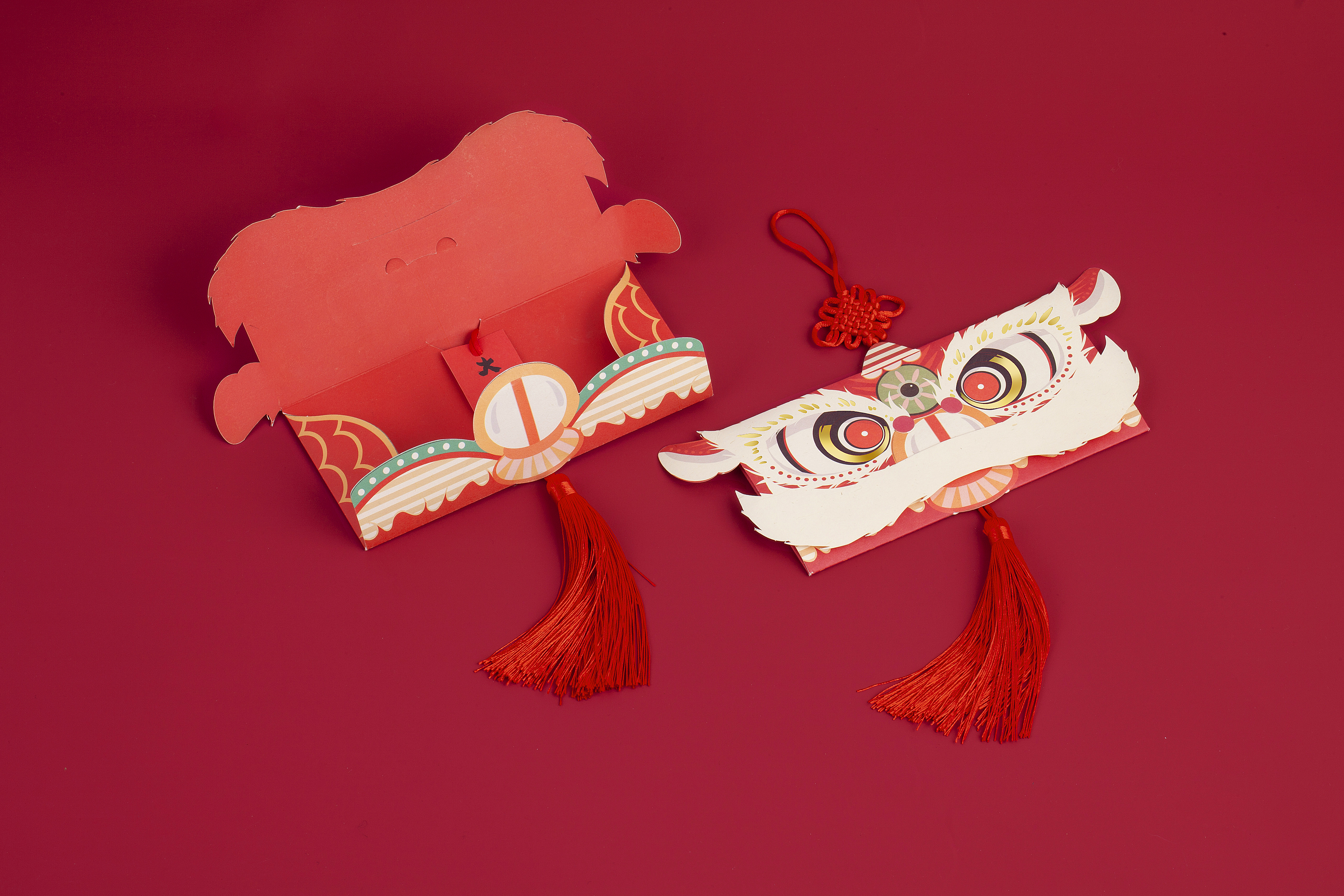 Spring Festival couplets，Red envelopes，new year，Gift box，