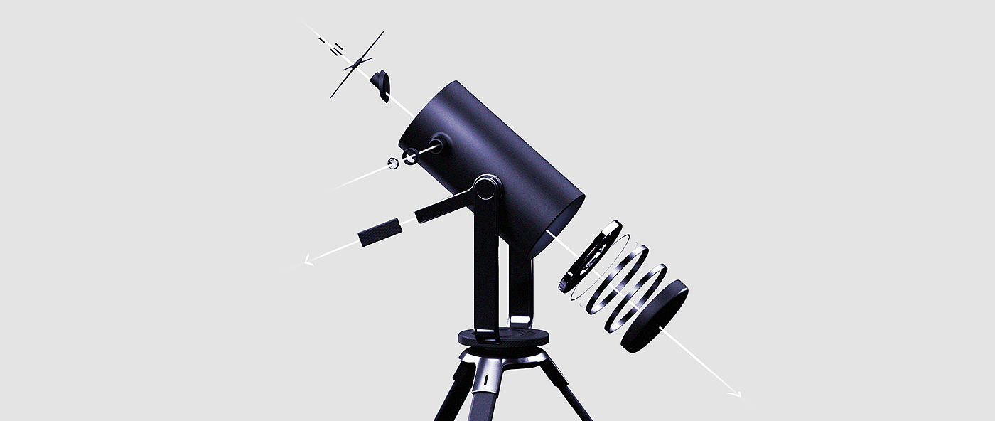 ASTRAM，telescope，industrial design，product design，