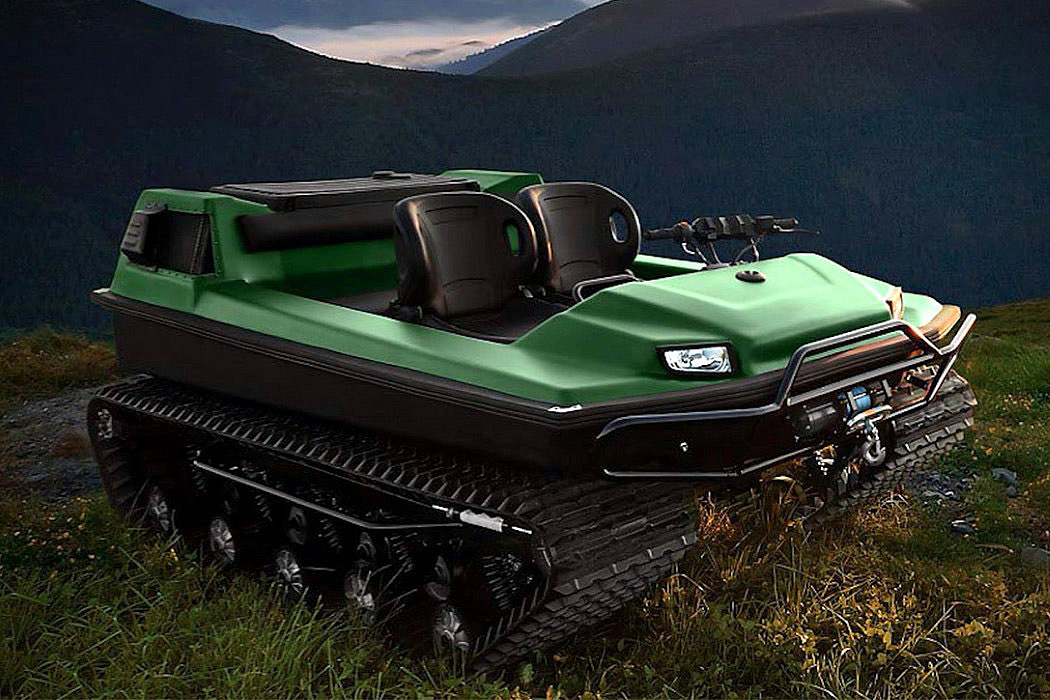 Tracked vehicle，Amphibious，High traction，cross-country，