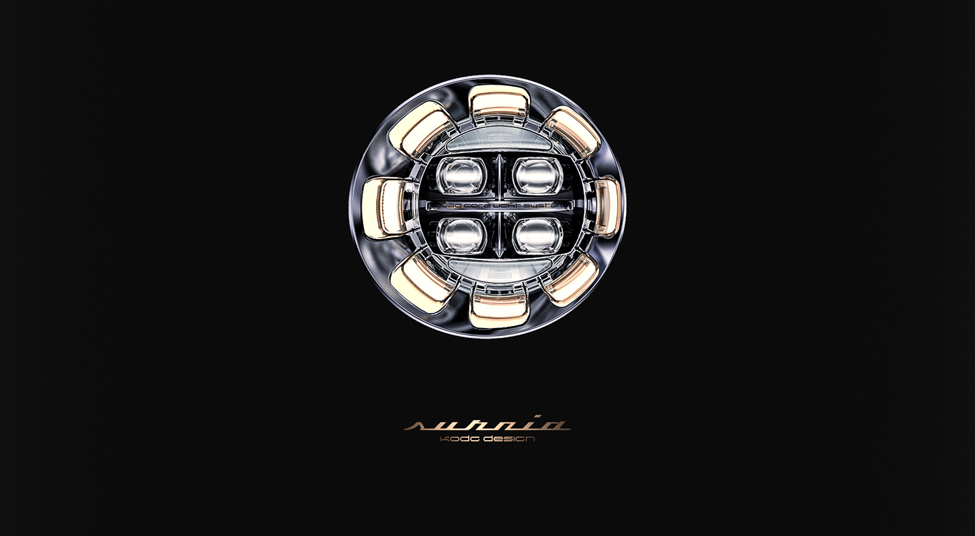 Surnia fierce Owl，Automobile design，Red car，Love car，