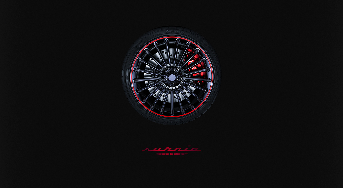 Surnia fierce Owl，Automobile design，Red car，Love car，