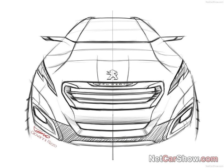 Automobile design，Hand drawn sketch，