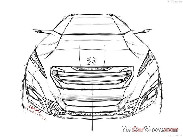 Automobile design，Hand drawn sketch，