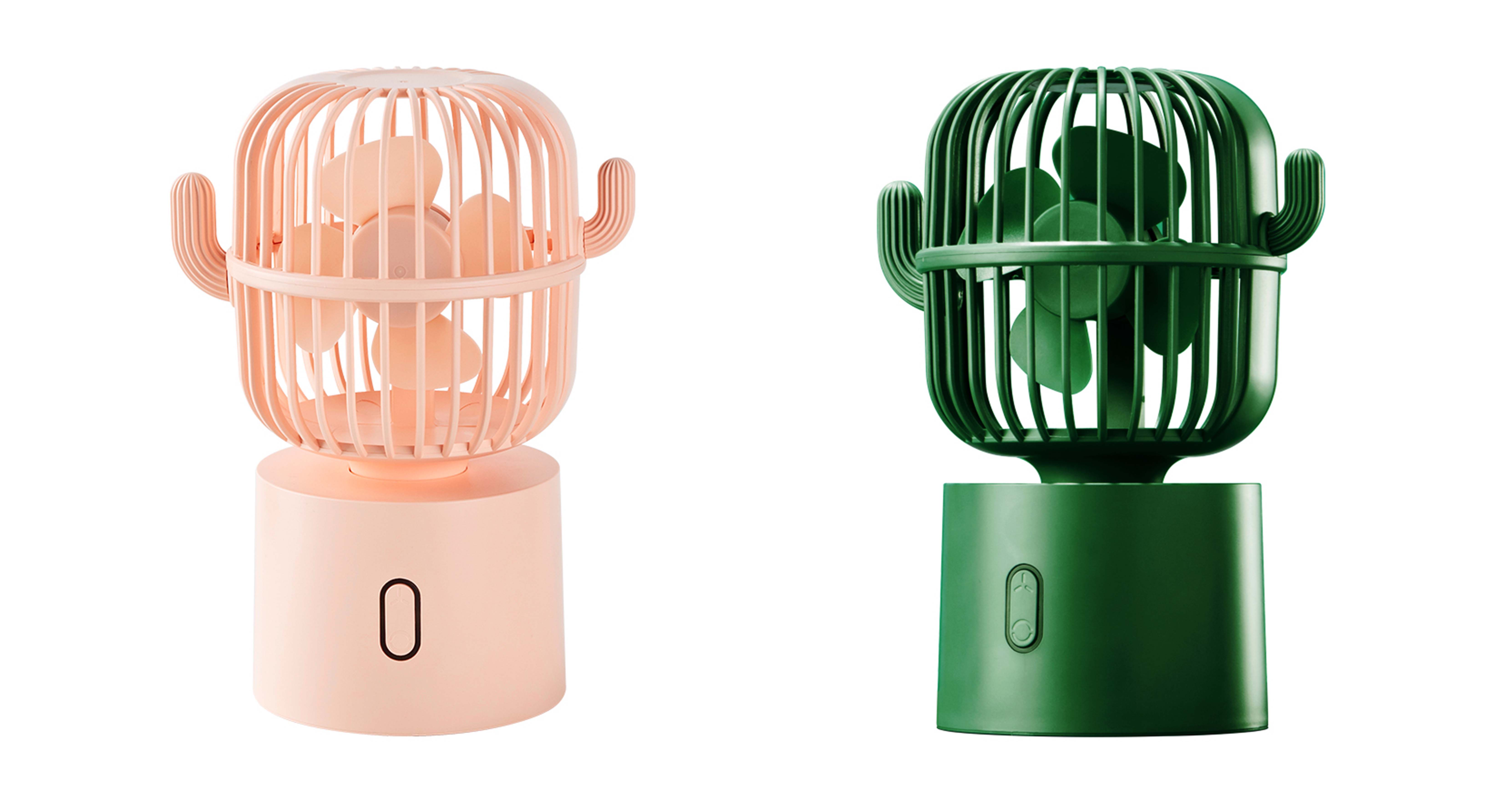 Cactus shaking head small fan，Small fan，Shaking head small fan，Intelligent hardware，gift，gift，Fan，Desktop small fan，
