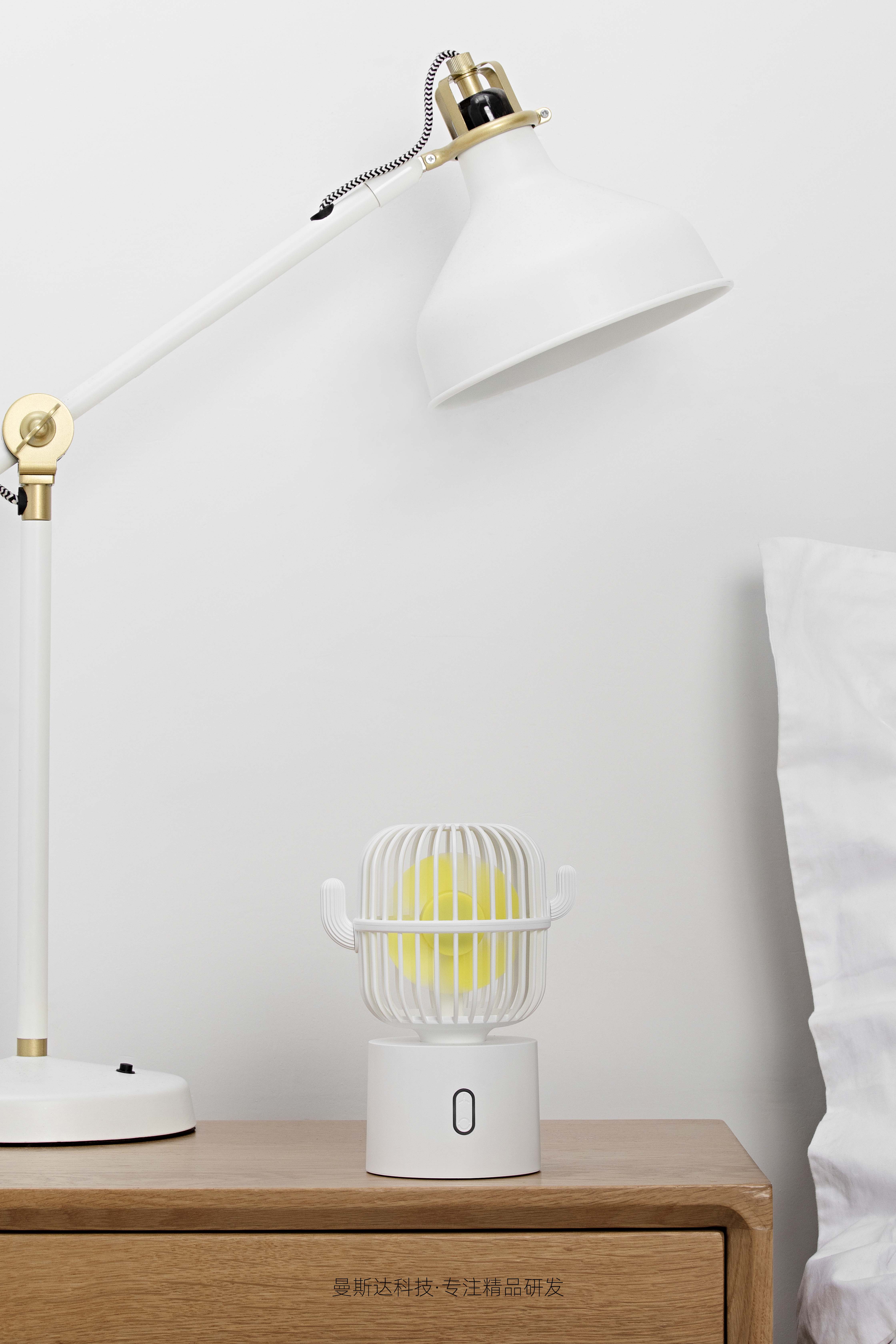 Cactus shaking head small fan，Small fan，Shaking head small fan，Intelligent hardware，gift，gift，Fan，Desktop small fan，