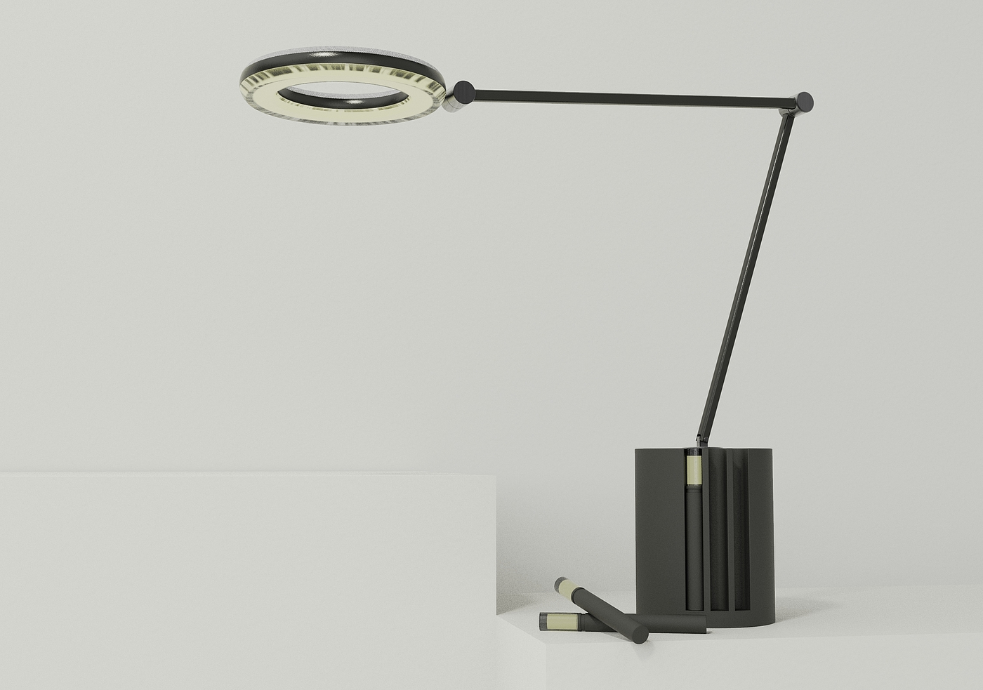 Desk lamp, household appliances, office, interaction，