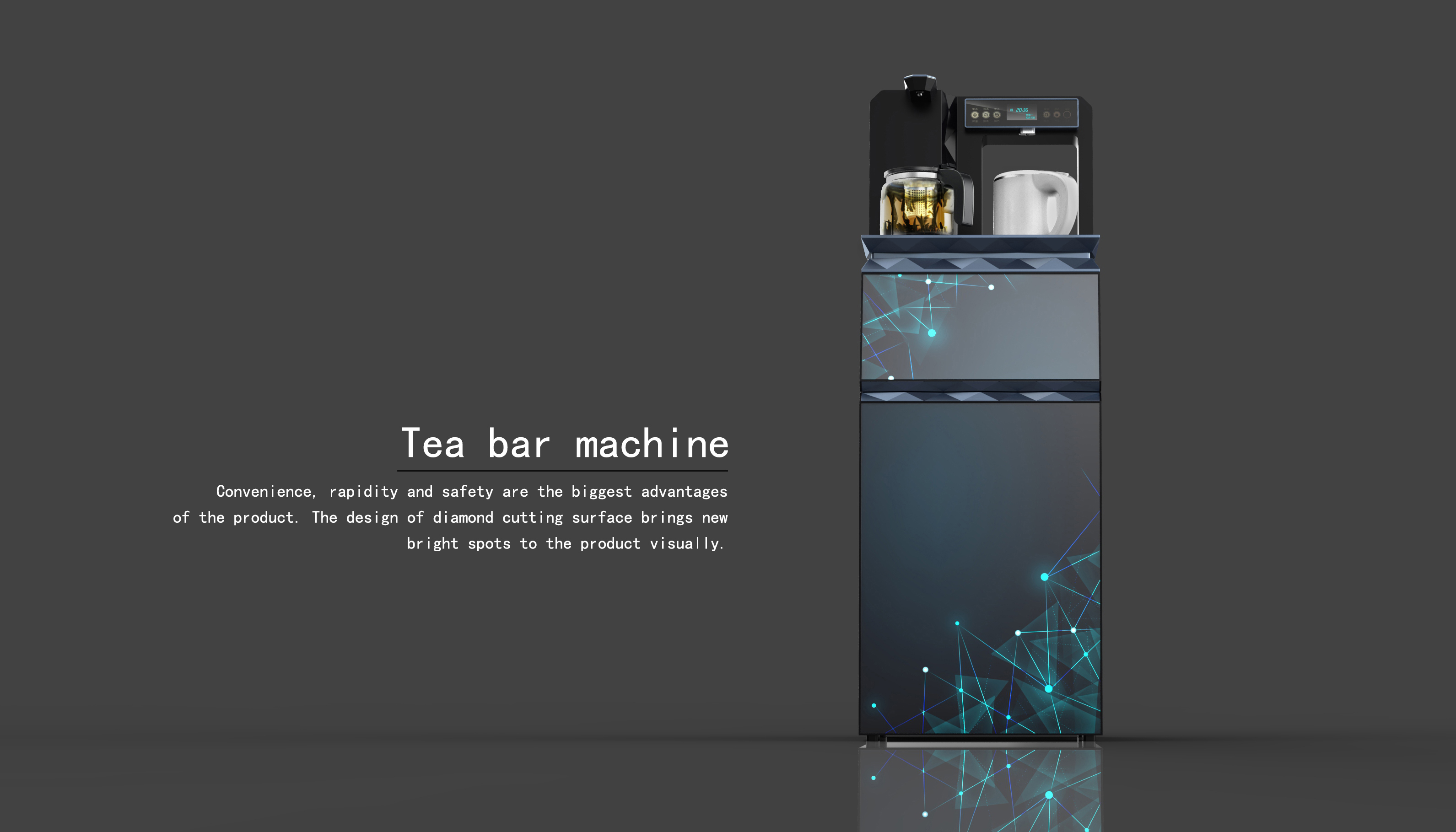Tea bar machine，Water dispenser，Drinking water health，Pictographic industrial design，