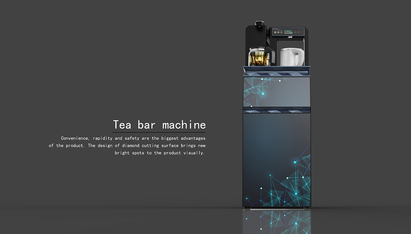 Tea bar machine，Water dispenser，Drinking water health，Pictographic industrial design，