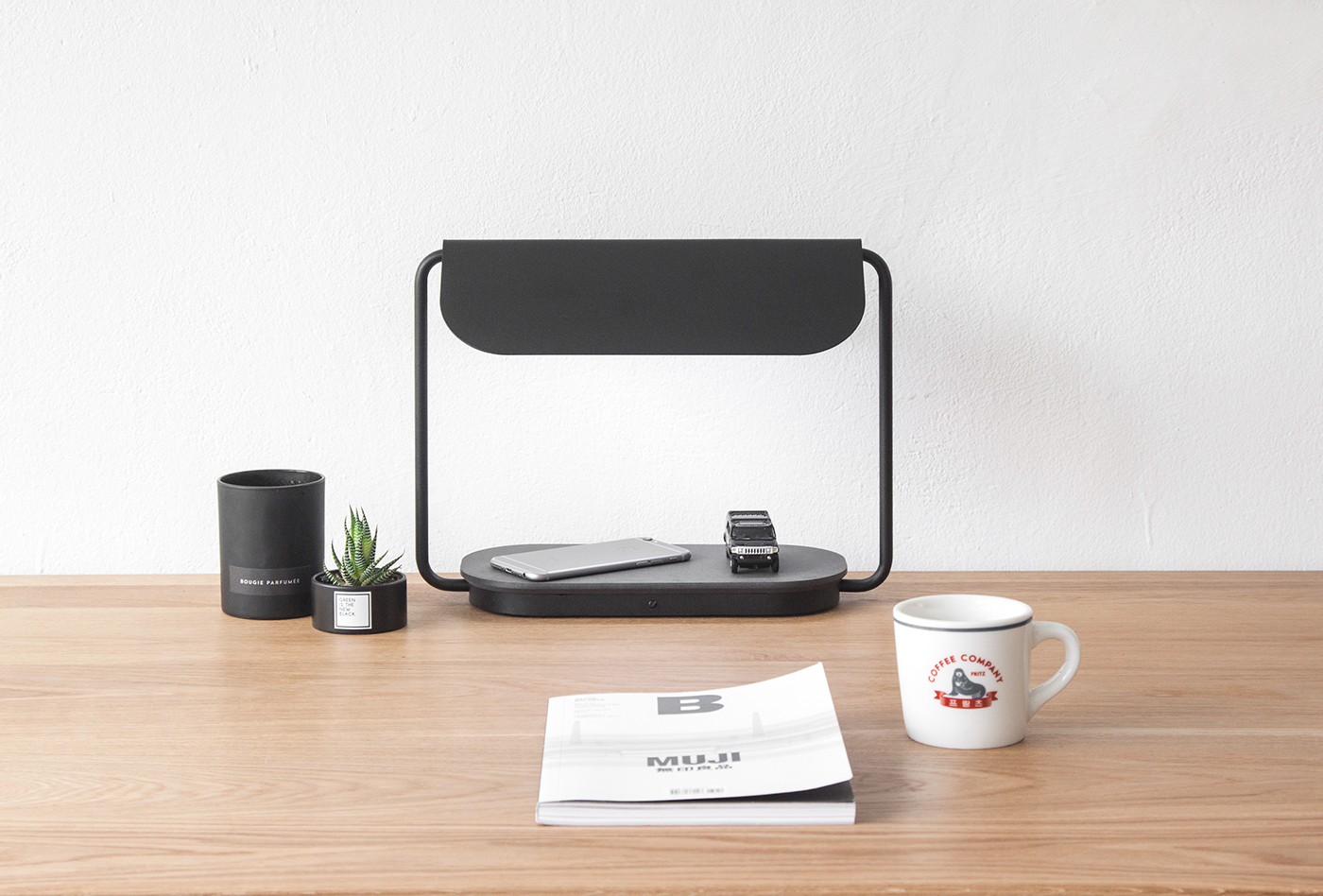 black，floodlight，Desktop furnishings，cozy，Metal，