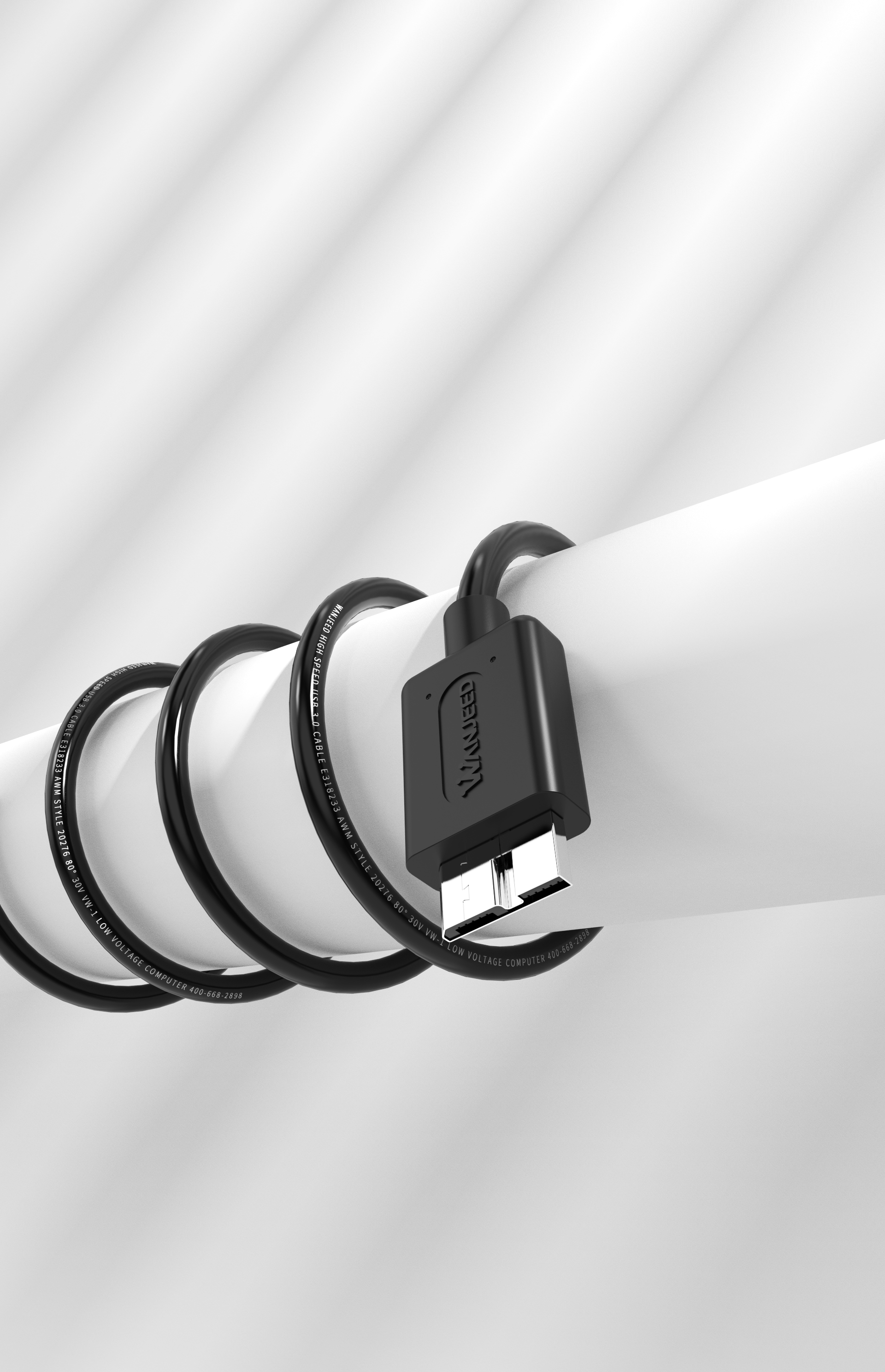 Hard disk cable，Line，keyshot，Render，