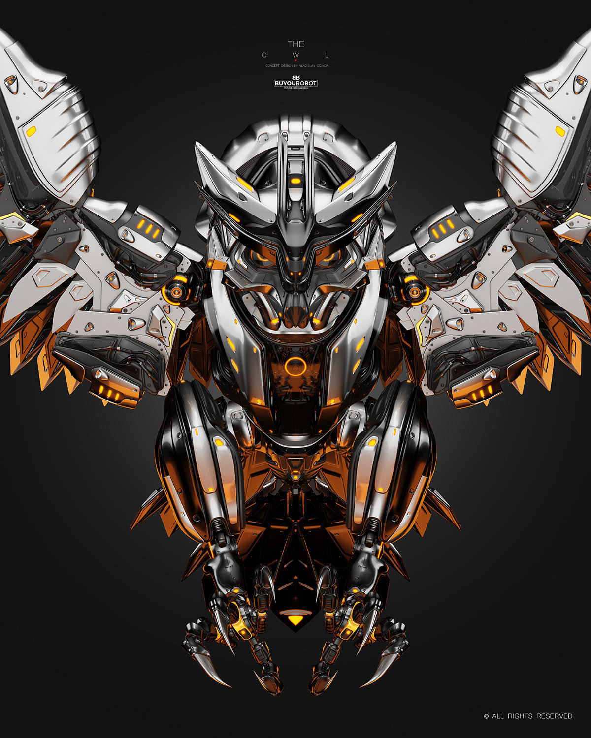 owl，Cyber，owl，robot，