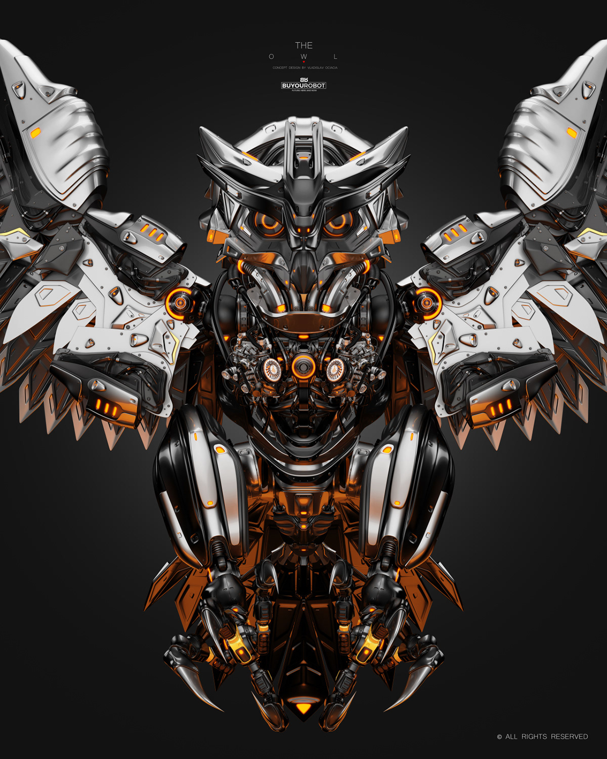 owl，Cyber，owl，robot，