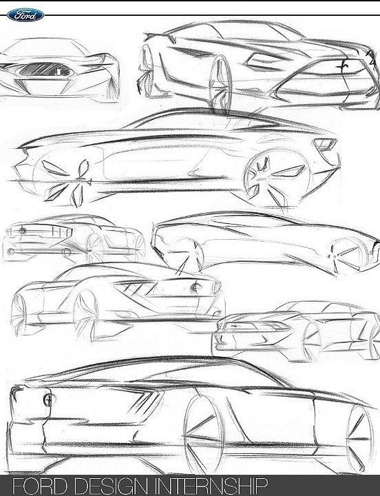 Automobile design，Hand drawn sketch，