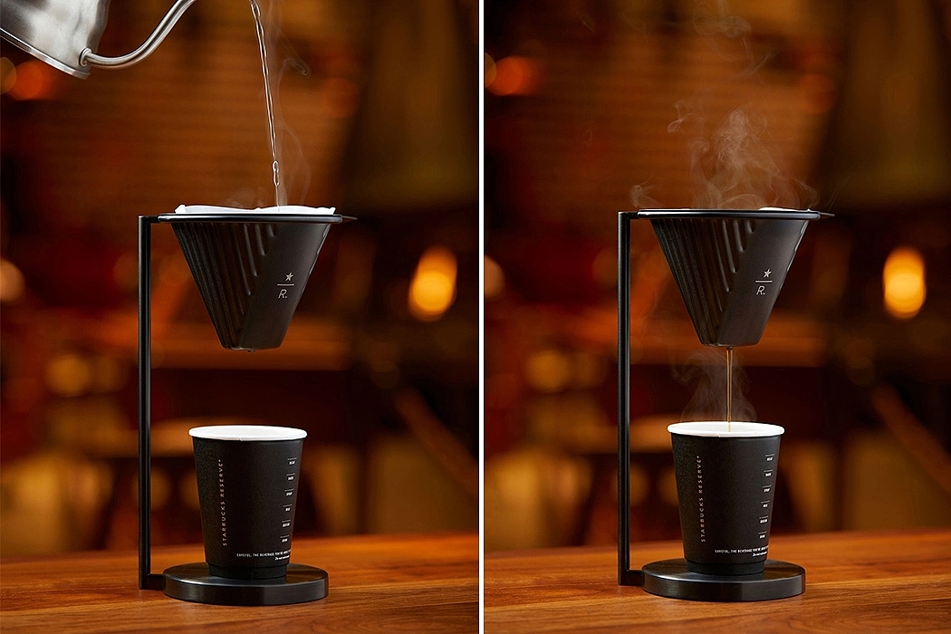 Coffee machine，Hand punch，Tea bag rack，glass，Simplicity，interest，