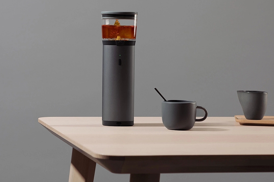 Coffee machine，Hand punch，Tea bag rack，glass，Simplicity，interest，