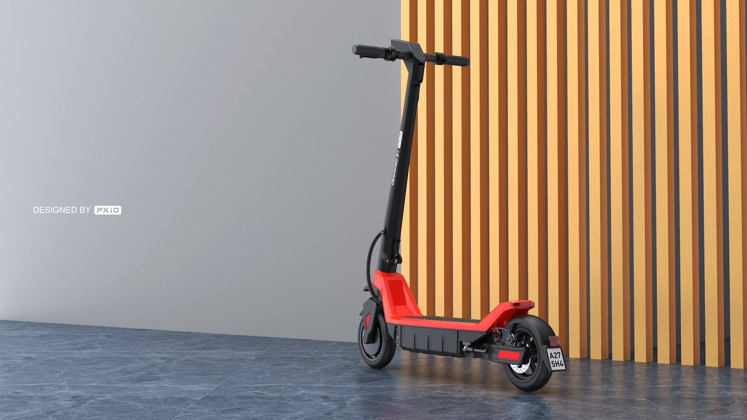 Electric scooter，Scooter design，Design of electric scooter，industrial design，Design of transportation tools，