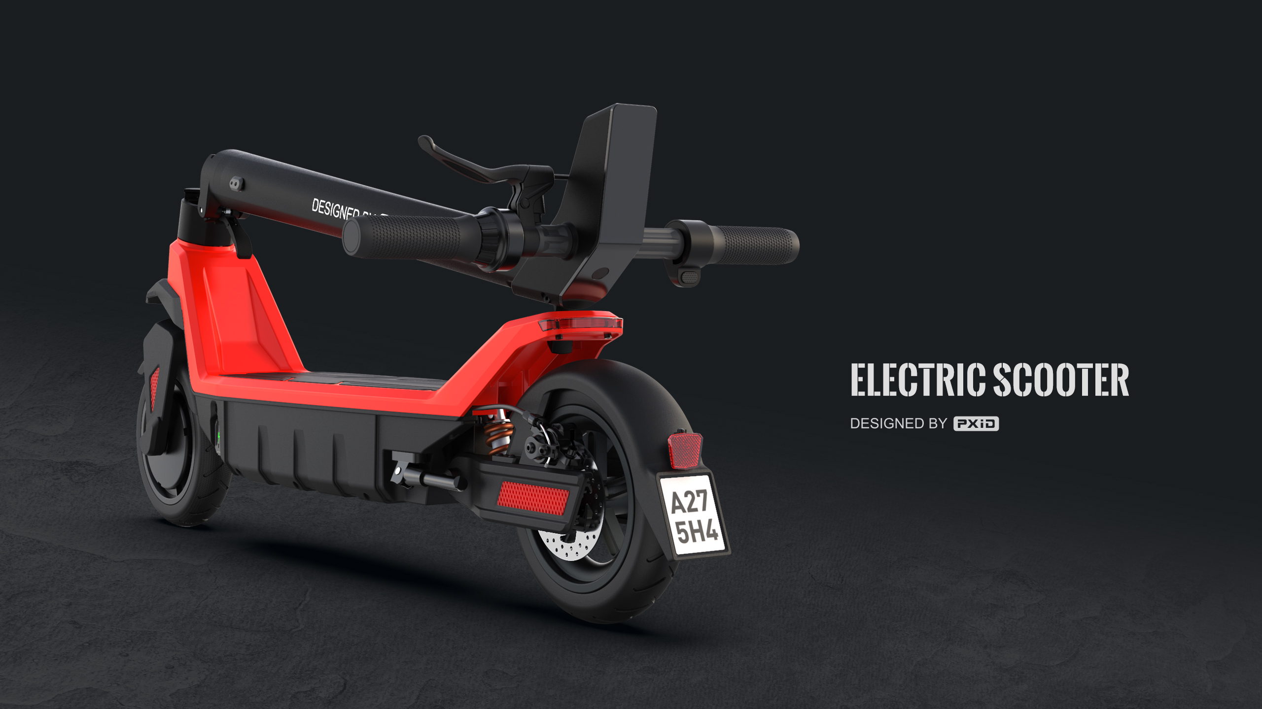 Electric scooter，Scooter design，Design of electric scooter，industrial design，Design of transportation tools，