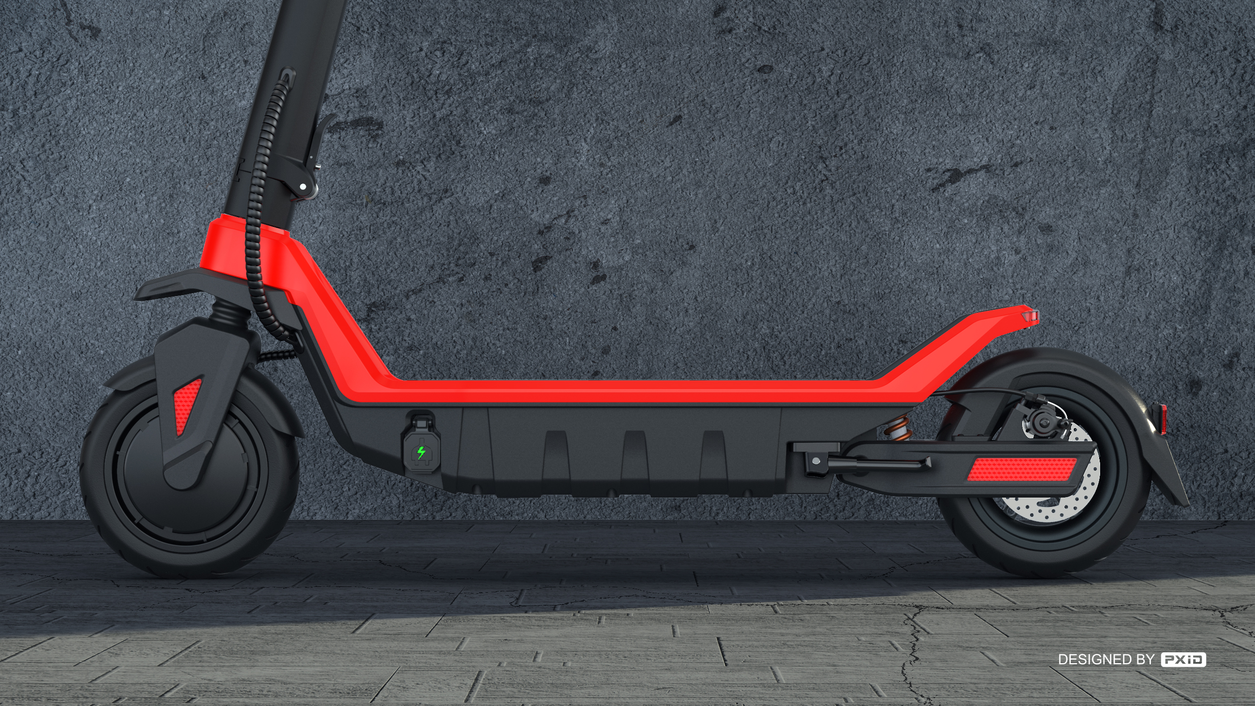 Electric scooter，Scooter design，Design of electric scooter，industrial design，Design of transportation tools，