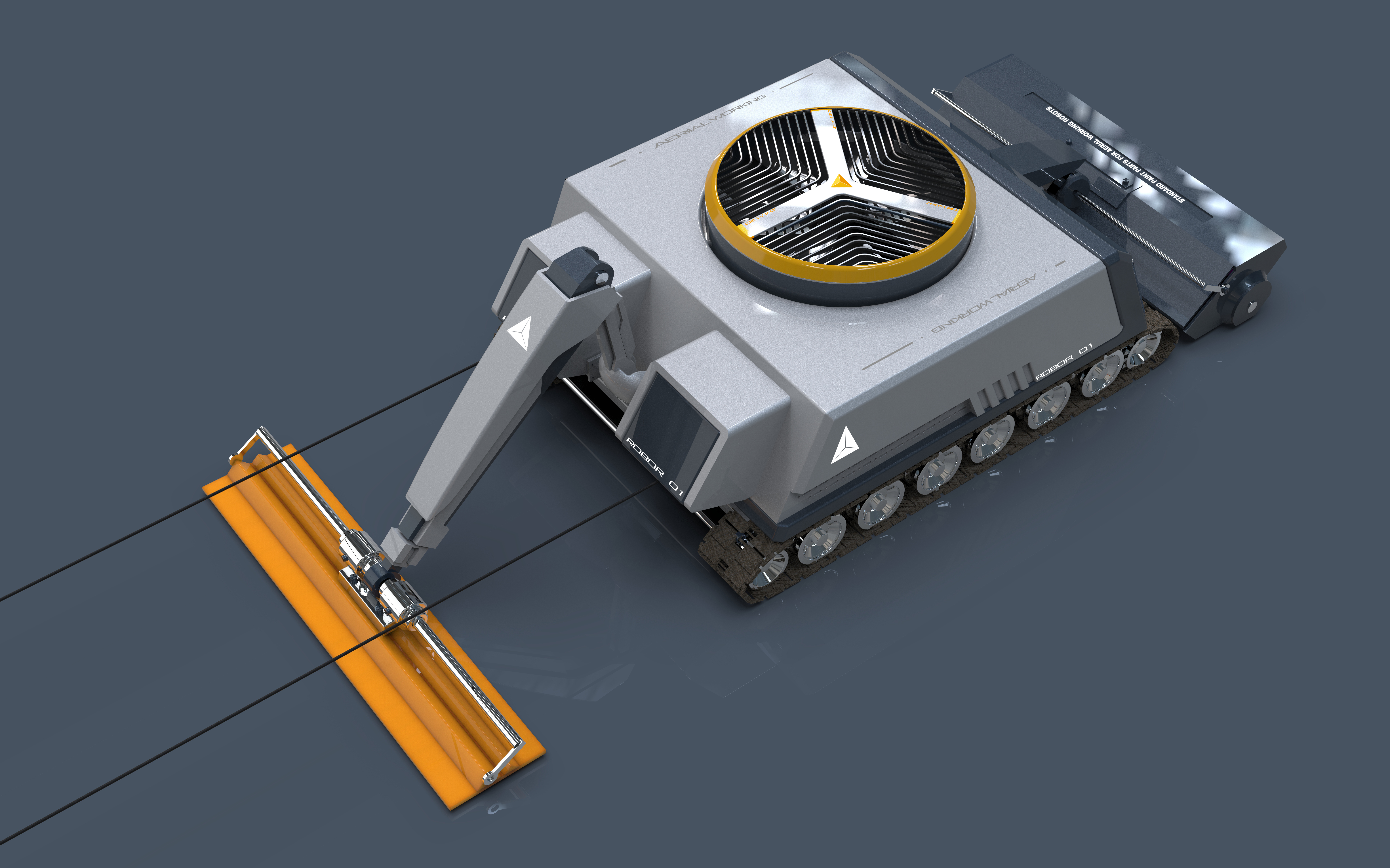 high altitude，Clean the window，robot，