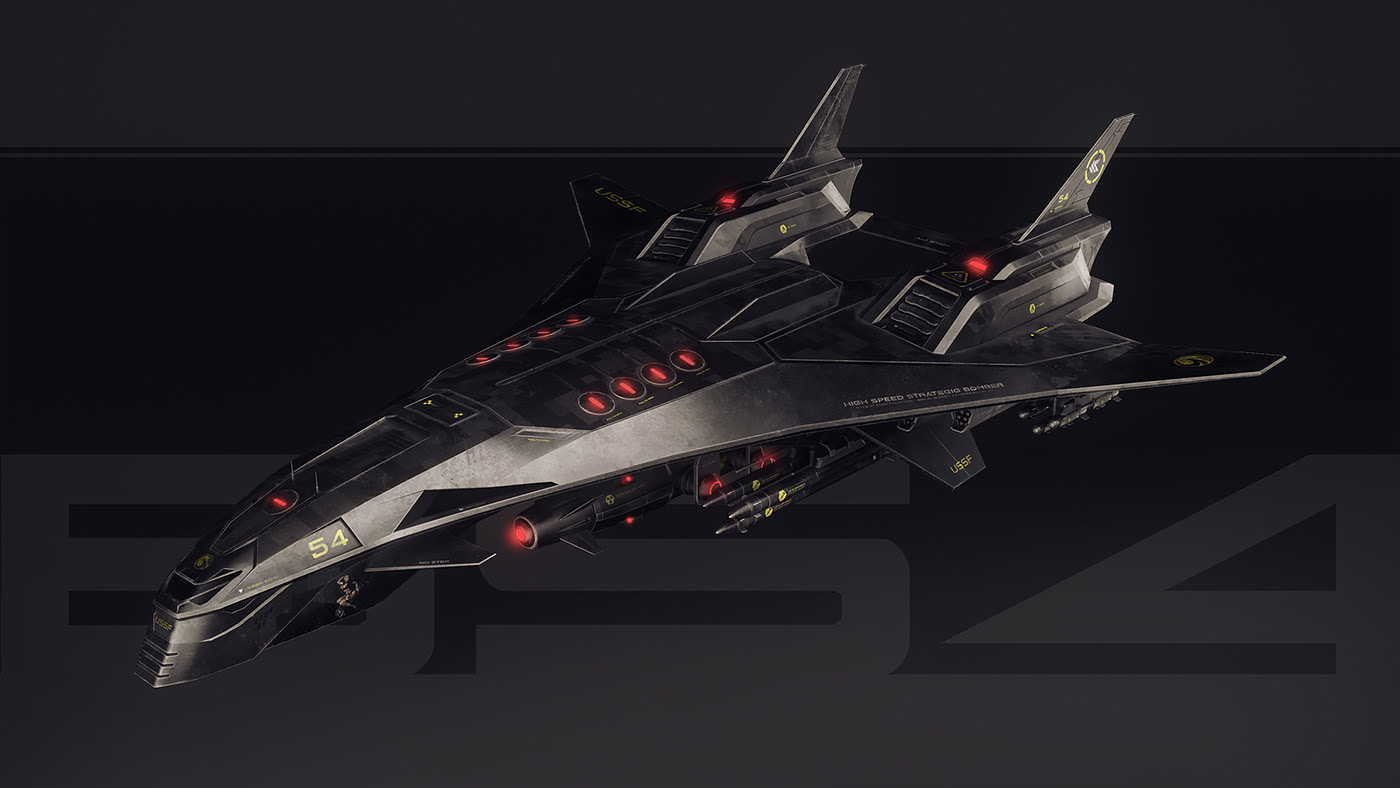 bomber，Concept map，Strategic type，B-54，bomber，