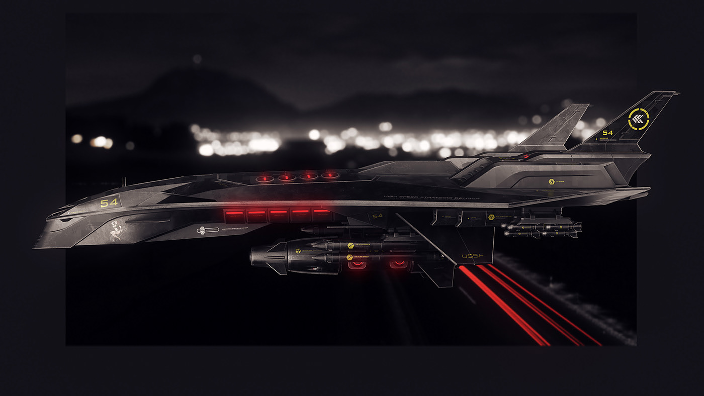 bomber，Concept map，Strategic type，B-54，bomber，