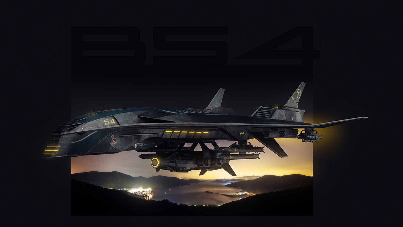 bomber，Concept map，Strategic type，B-54，bomber，