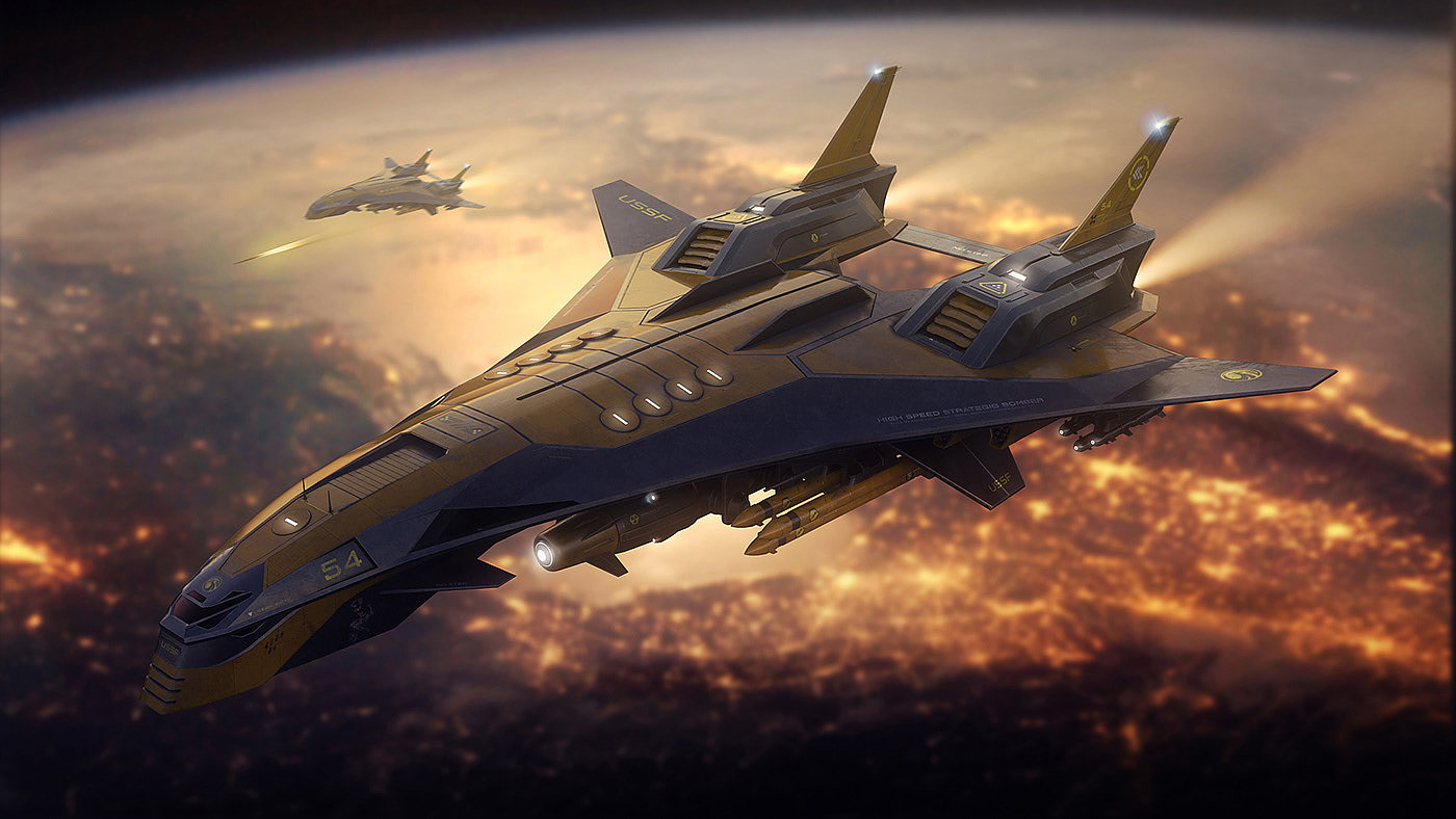 bomber，Concept map，Strategic type，B-54，bomber，