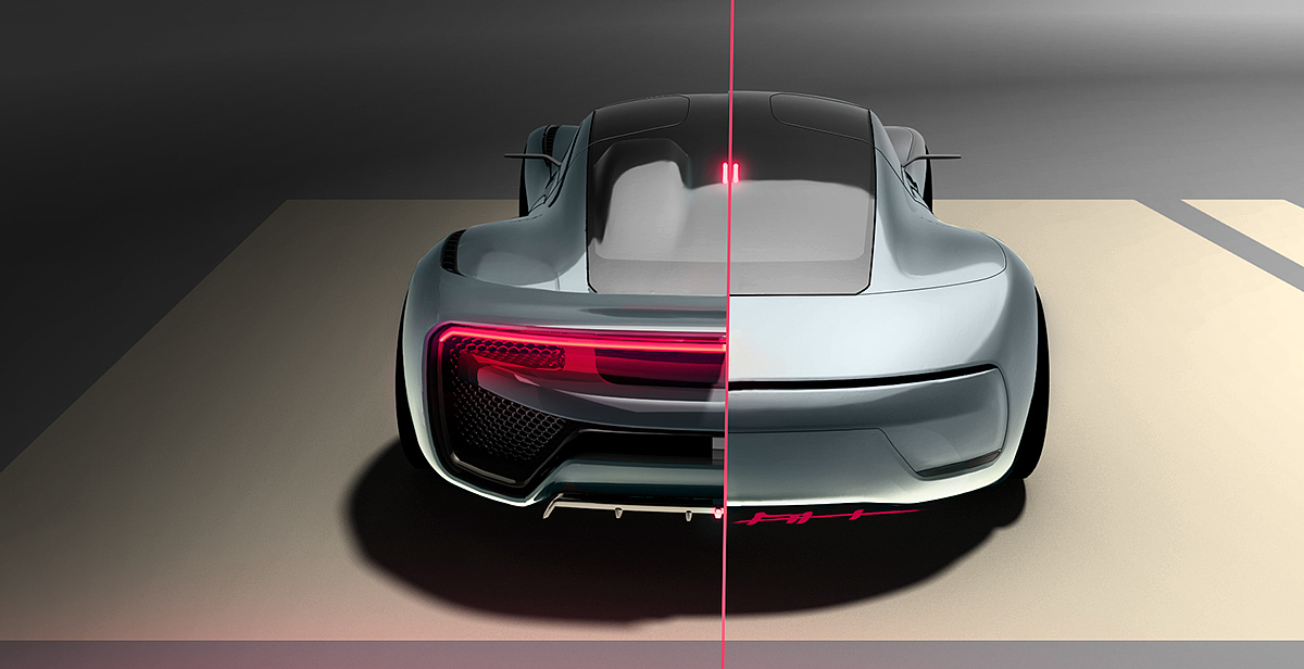 Porsche 95x，Automobile design，conceptual design，dissertation，