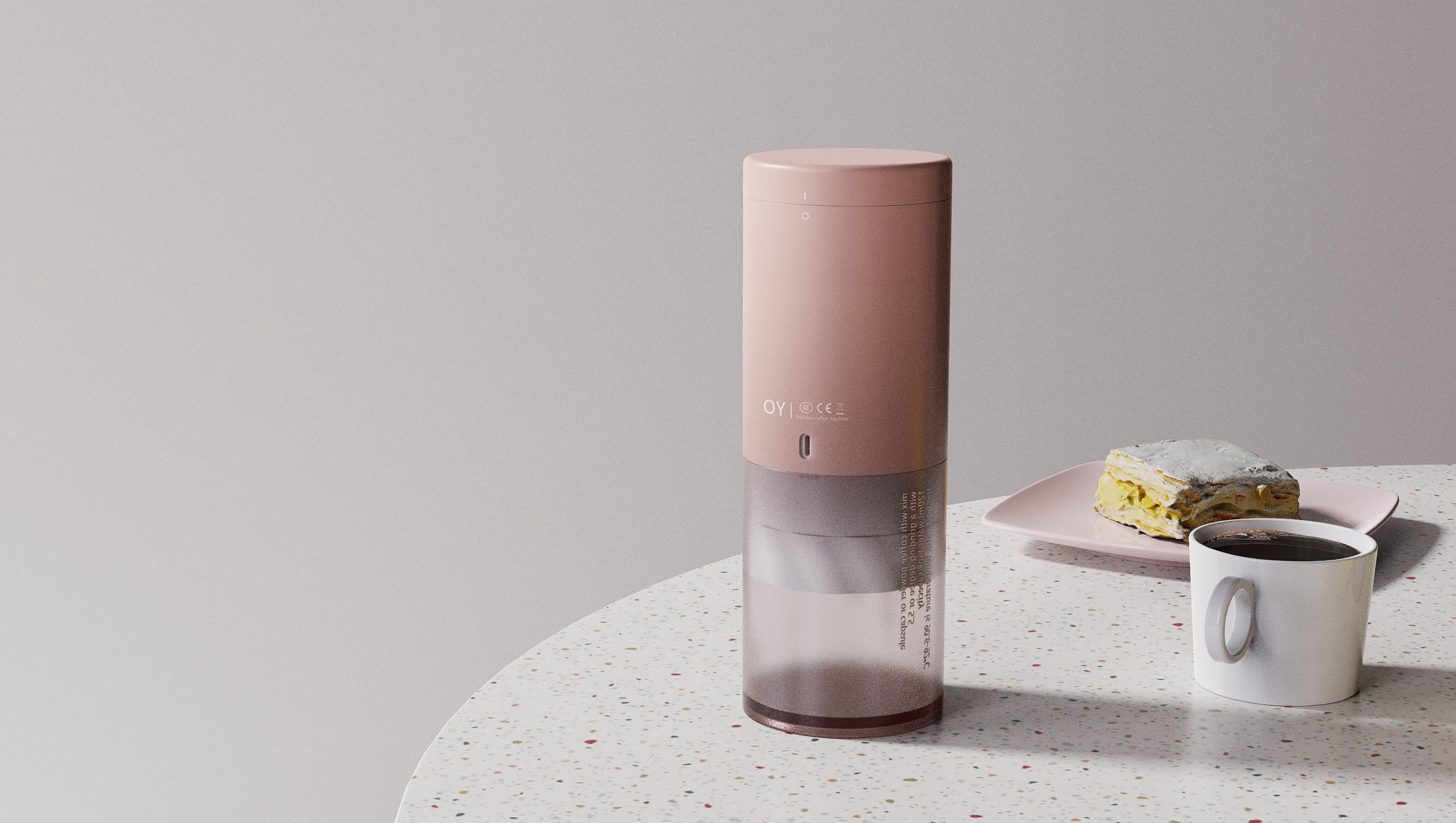 product design，industrial design，sample reels，Keyshot rendering，Coffee machine，