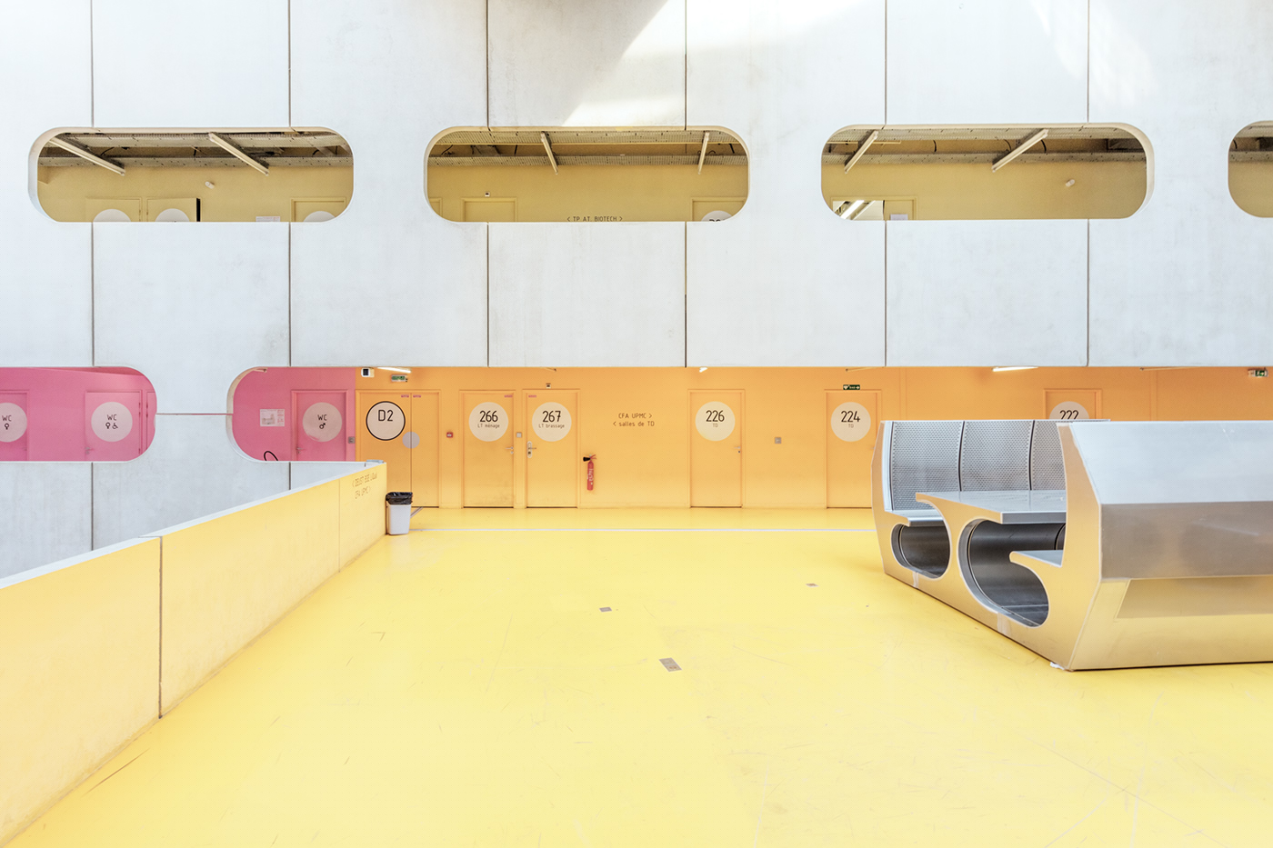 University dormitory，Rich color，Interior architecture，