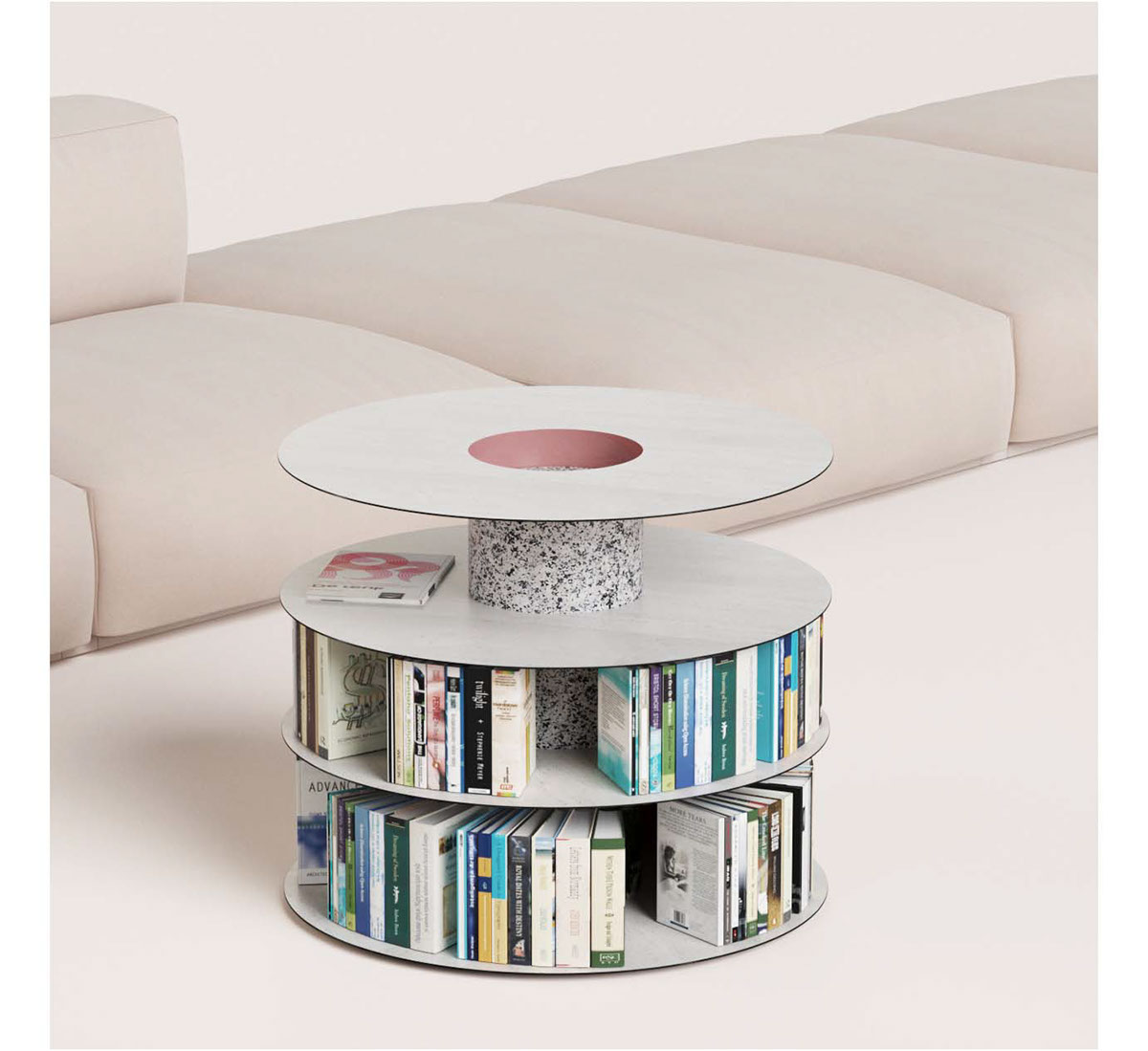 Totem table，Side table，Coffee table，Receive，bookshelf，