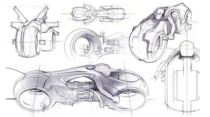 Automobile design，Hand drawn sketch，