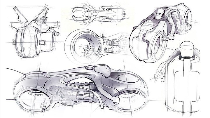 Automobile design，Hand drawn sketch，