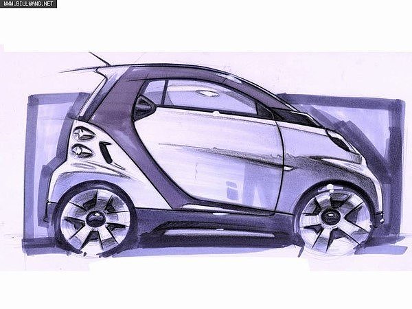 Automobile design，Hand drawn sketch，