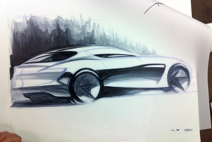 Automobile design，Hand drawn sketch，design sketch，