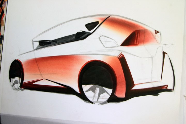 Automobile design，Hand drawn sketch，design sketch，