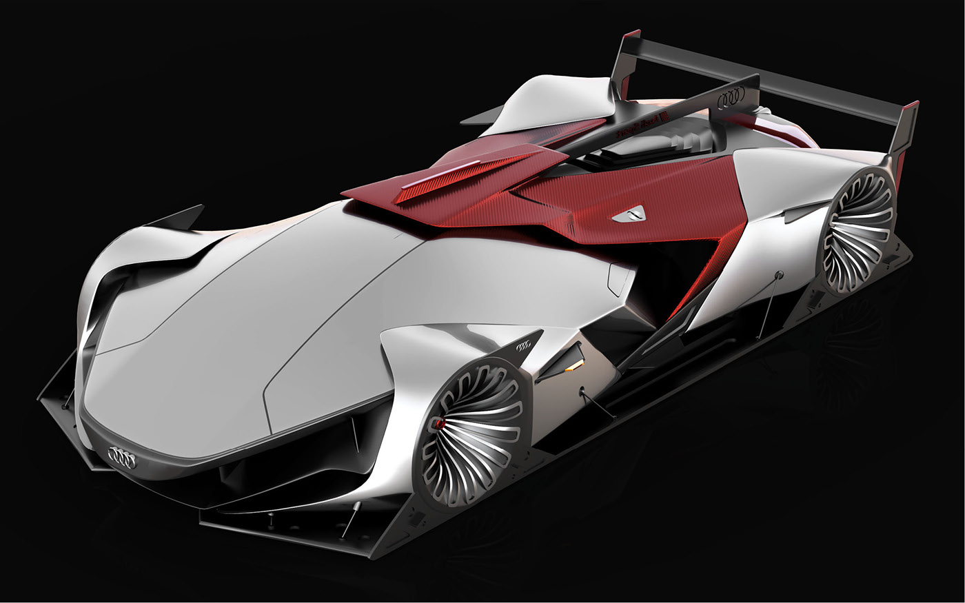 Audi brand ，Automobile design，Visual racing，conceptual design，