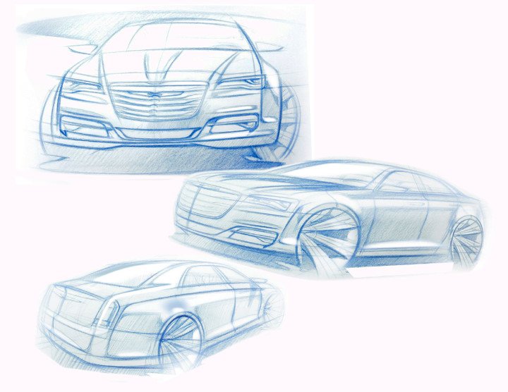 Automobile design，Hand drawn sketch，design sketch，