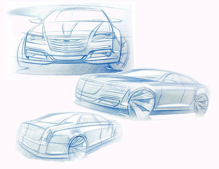 Automobile design，Hand drawn sketch，design sketch，