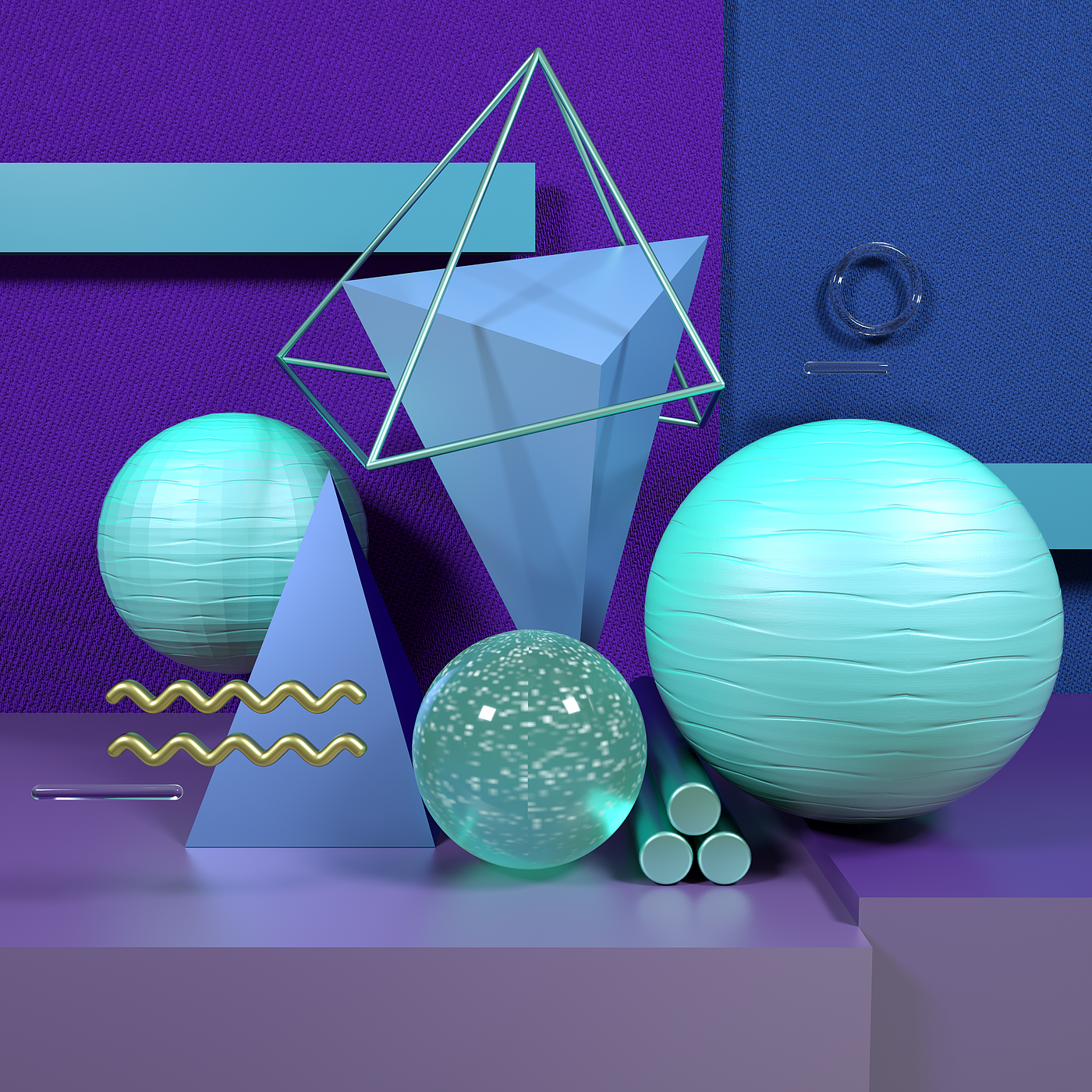 c4d，练习，3d，渲染，造型，材质，learn，octane，