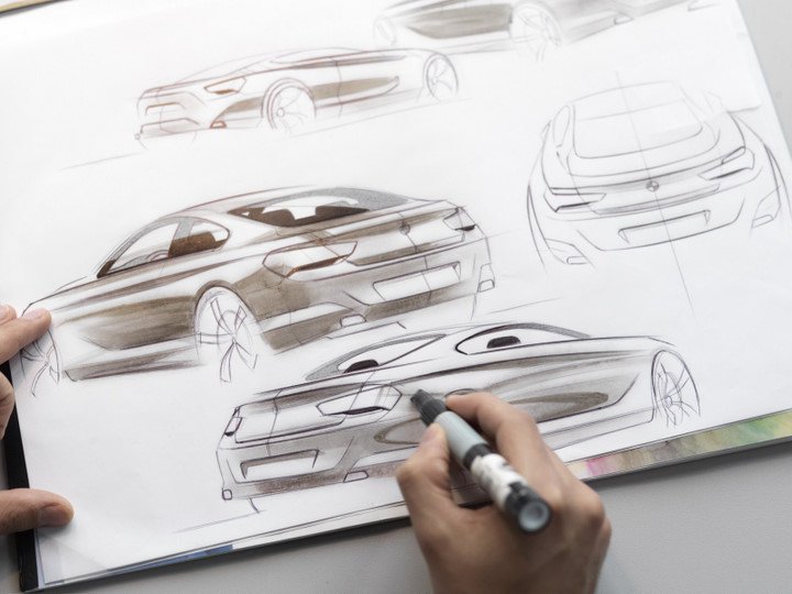 Automobile design，Hand drawn sketch，design sketch，