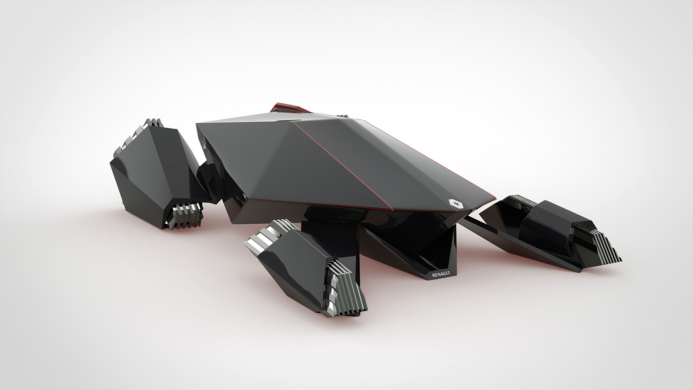 Automobile design，conceptual design，Renault crilex，Driverless car，
