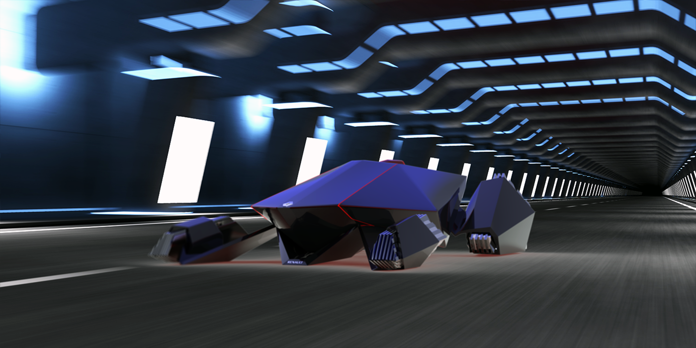 Automobile design，conceptual design，Renault crilex，Driverless car，