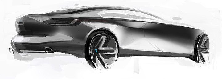 Automobile design，Hand drawn sketch，design sketch，
