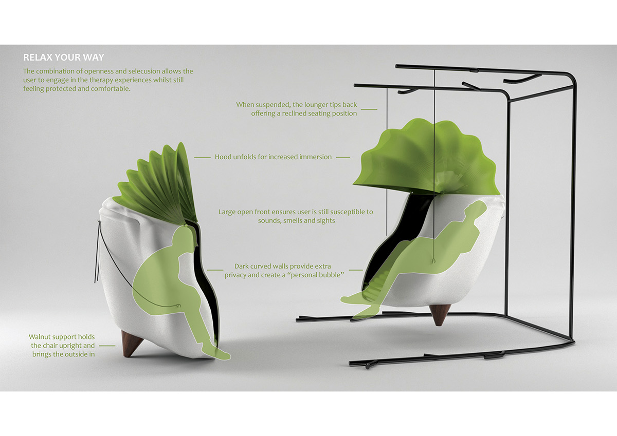 deck chair，furniture，originality，Cocoon，