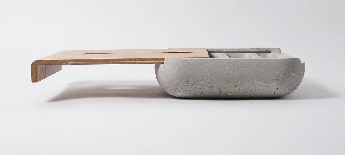 cement，storage box，Table，Bamboo，wood，