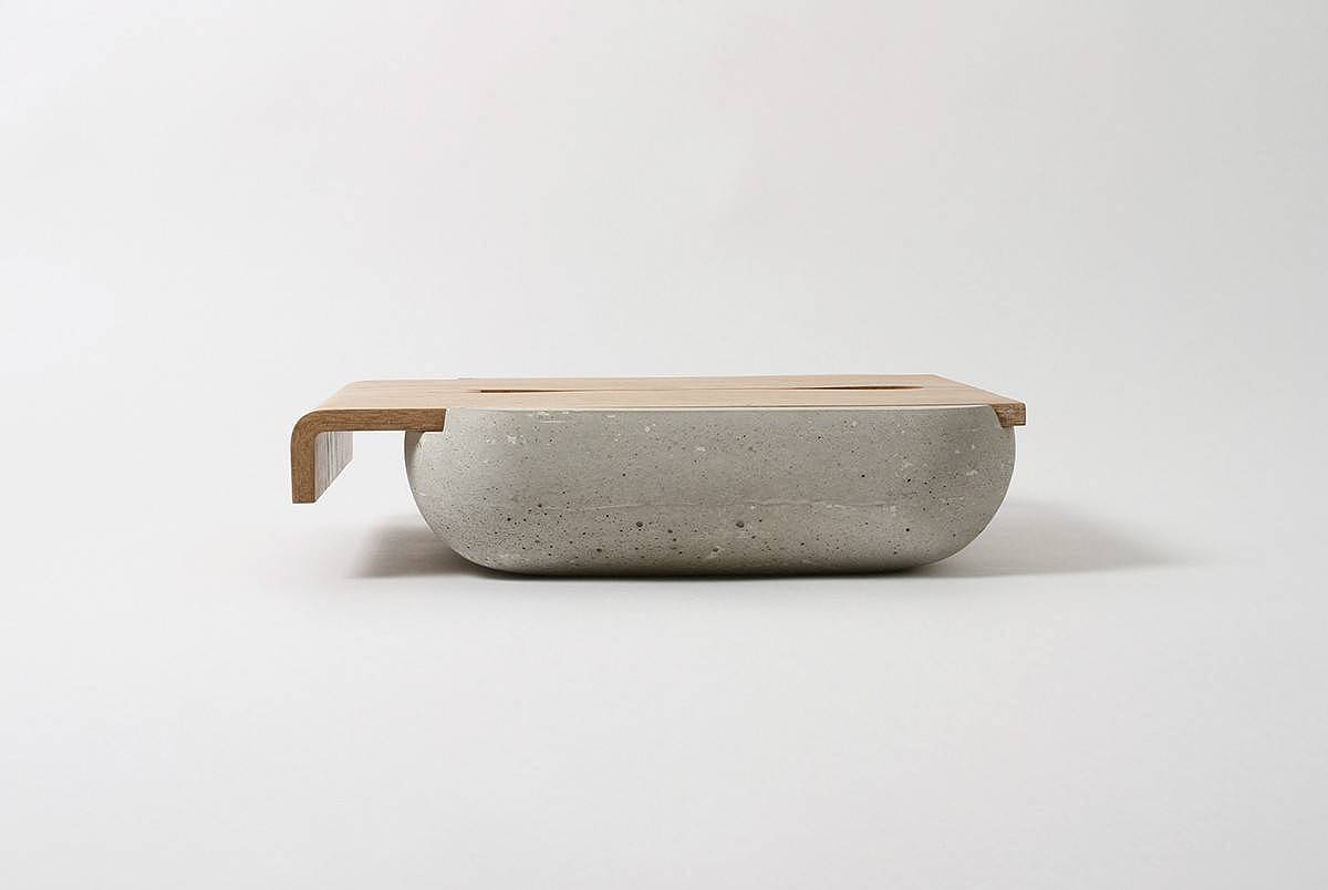 cement，storage box，Table，Bamboo，wood，
