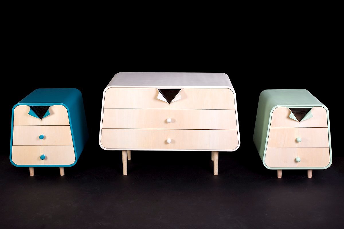 Table，bedside cupboard，collar，gentleman，furniture design ，
