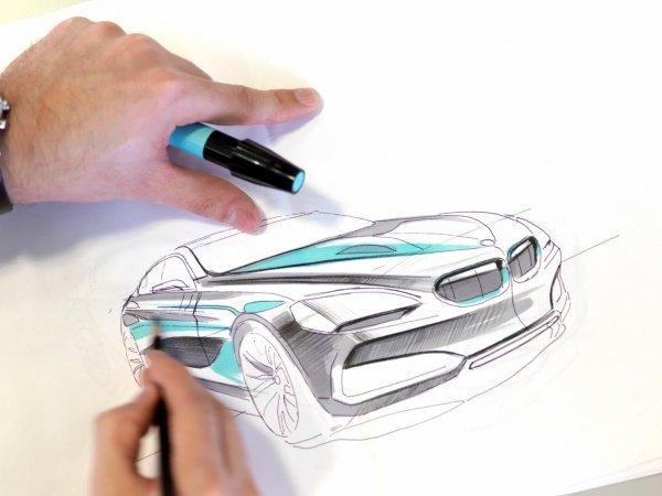 Automobile design，Hand drawn sketch，design sketch，
