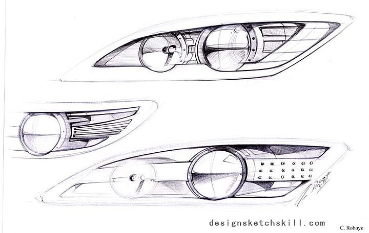 Automobile design，Hand drawn sketch，design sketch，